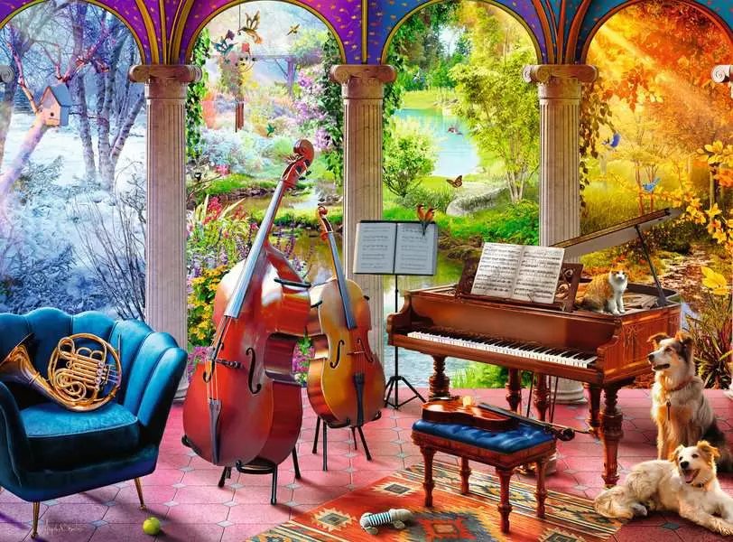 Ravensburger Se Siente Bien Y Rompecabezas - Temporadas Musicales 100 Partes 12001366