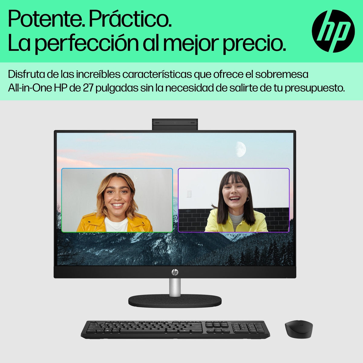 Ordenador All In One Hp 27 Cr0005ns 27" Ryzen 5 16gb 1tb Ssd Freedos Teclado Y Raton Incluidos