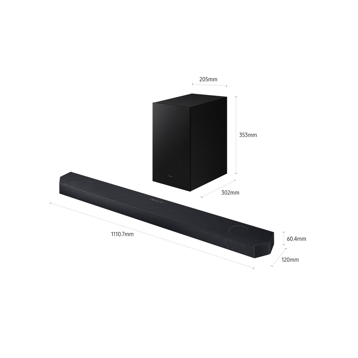 EAN 8806099014100 - Samsung HW-Q600H/XC altavoz soundbar Negro 3.1.2 canales 320 W imagen 3