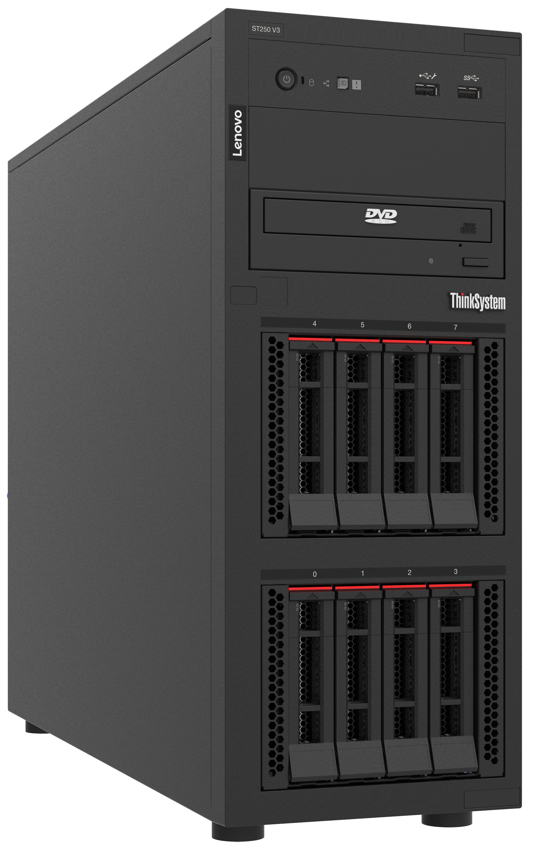 Server Lenovo Isg Thinksystem St250 V3 1xintel Xeon 6353p 8c 2.7ghz 65w 1x16gb 1rx8 Sw Rd 2x800w