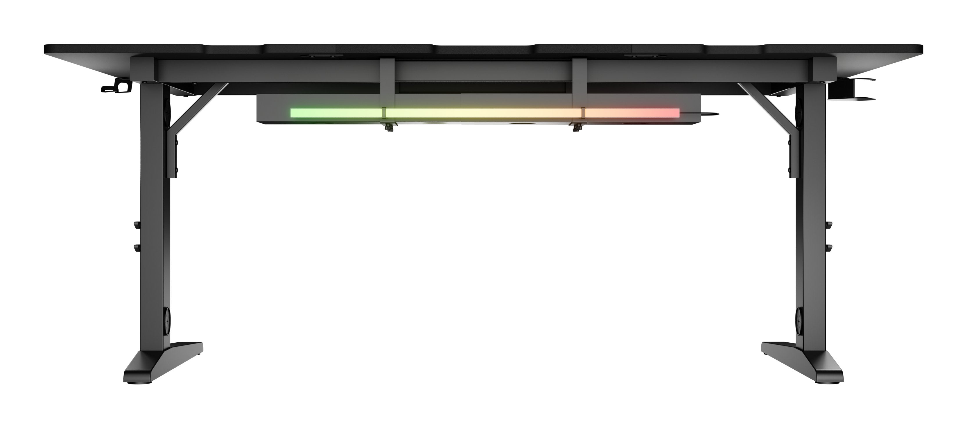 Mesa Gaming Genesis Holm Modular 180 Rgb Negro 180x75 Cm