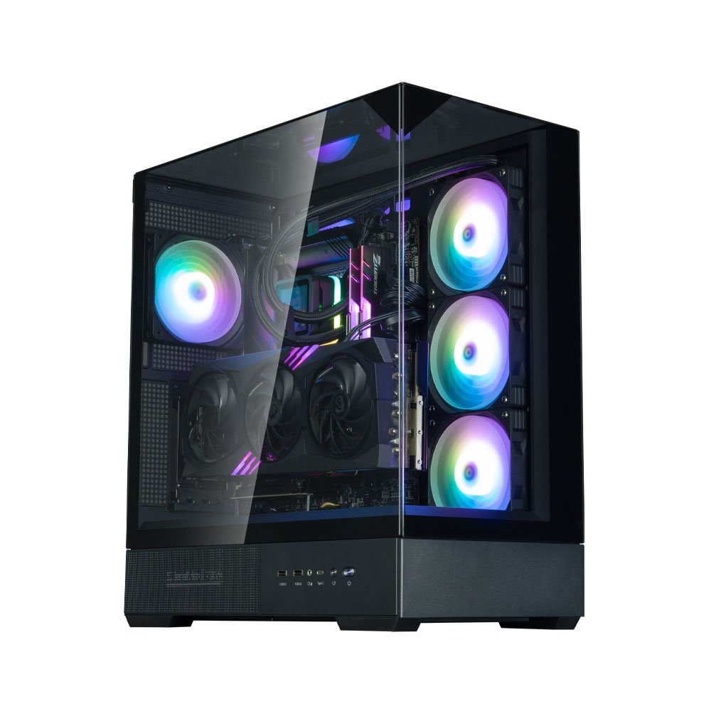 Obudowa P40 Prism Mid-Tower Szklo Hartowane Negro