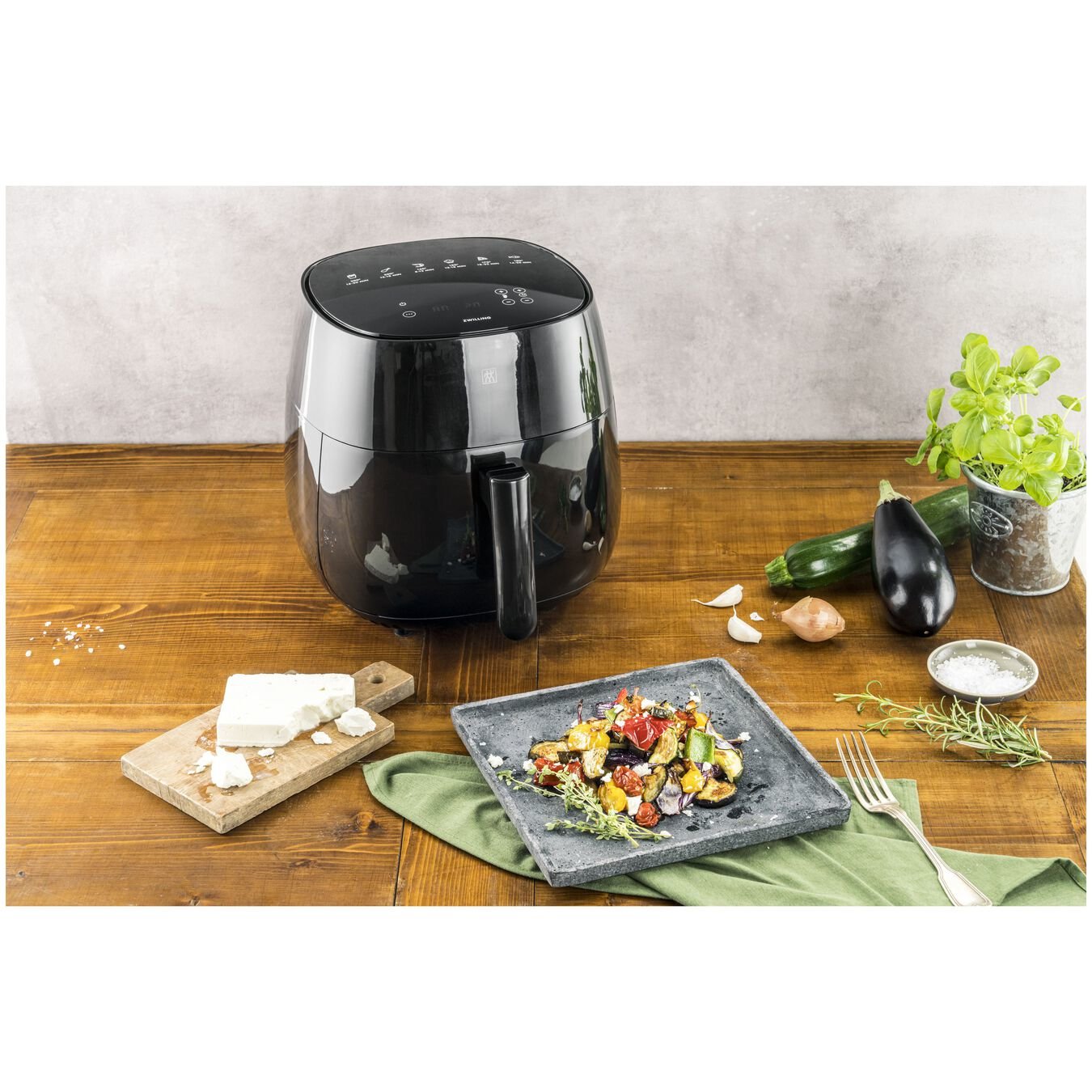 Zwilling Air Fryer 4 L, 6 Programme, Negro