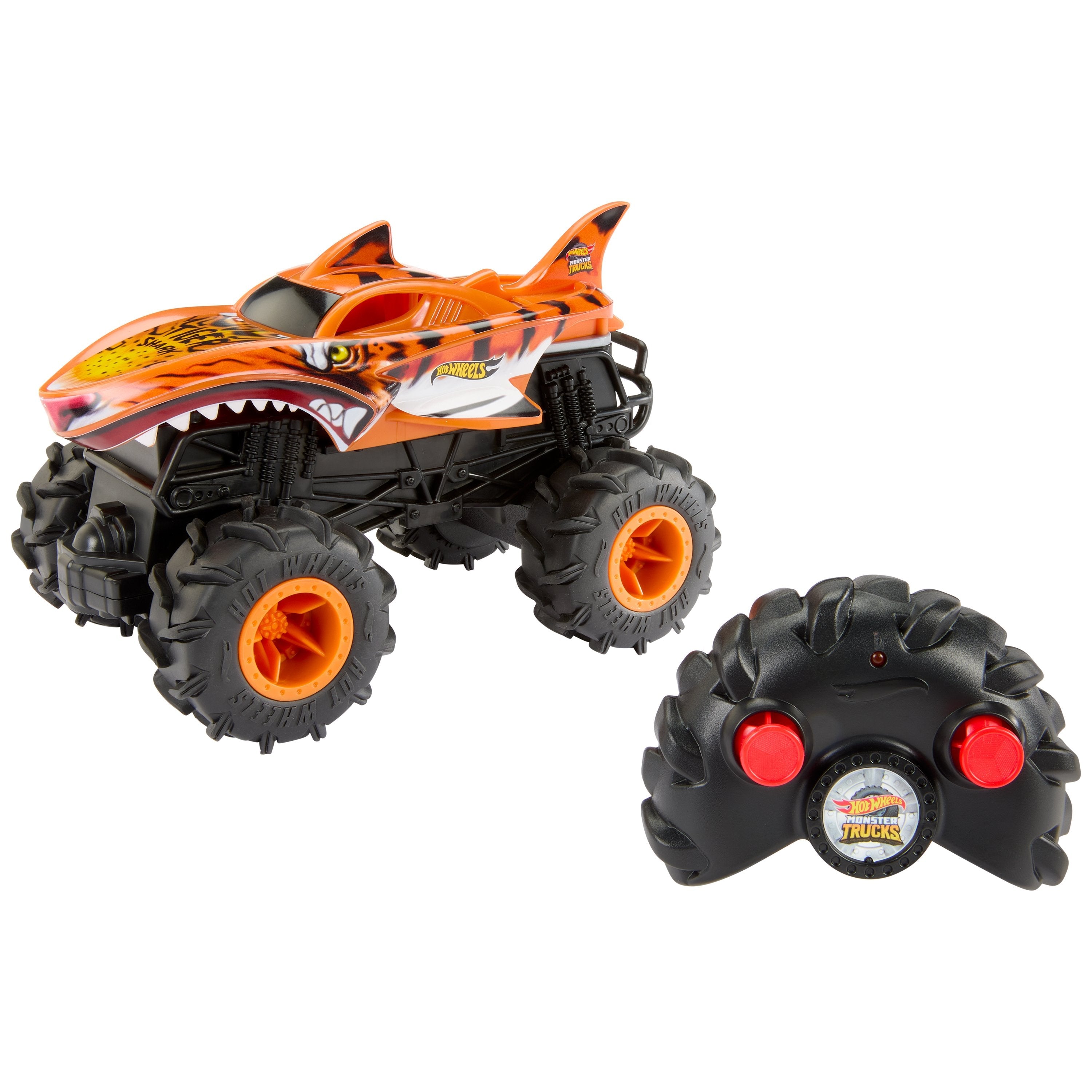 Mattel Hot Wheels Monster Trucks Zdalnie Sterowana Ciezarówka Tiger Shark