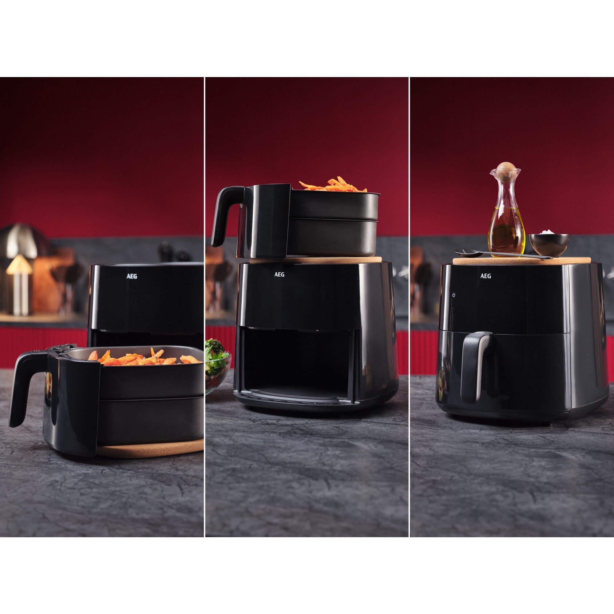 EAN 7333394032627 - AEG AAF7B Sencillo 6,8 L 1800 W Freidora de aire caliente Negro imagen 14