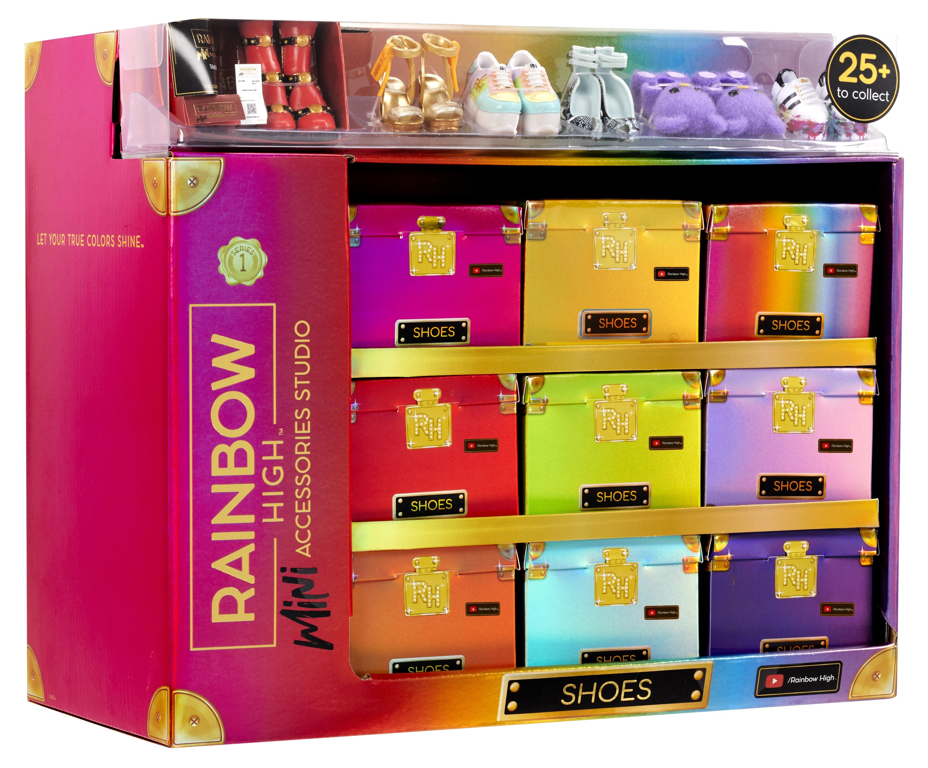 EAN 0035051586074 - Rainbow High Accessories Studio Series 1, S Assortment in PDQ Zapatos de muñeca imagen 23