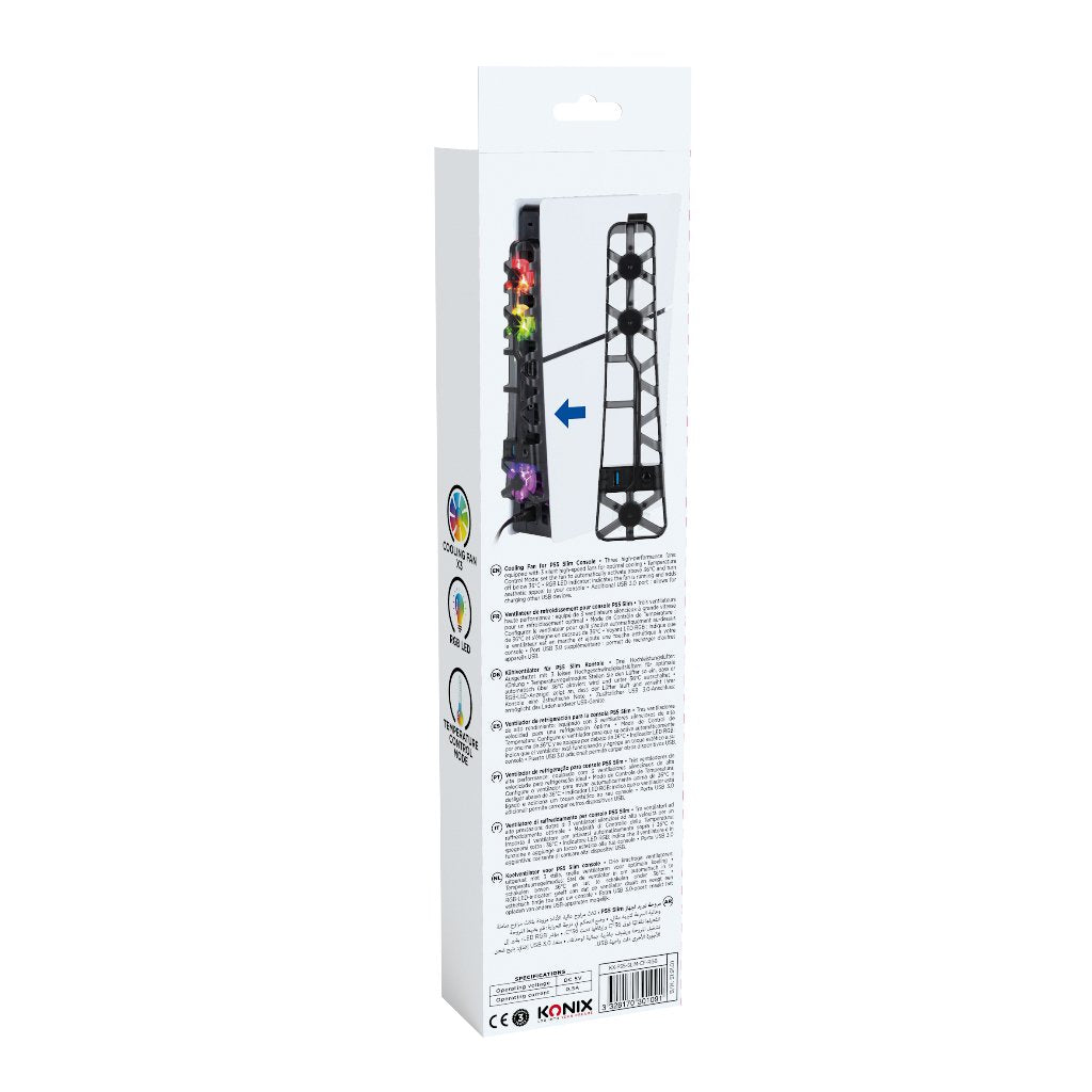 Ps5 Ventilador Led Ps5 Slim Konix
