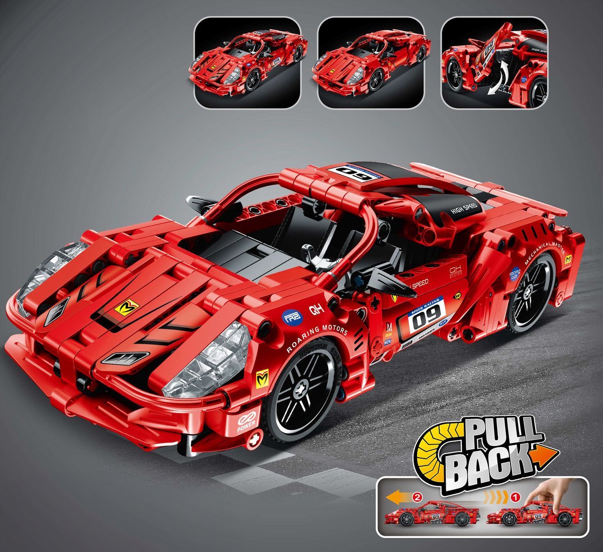 Im Master Pull Back - Super Car - 437 Pieces