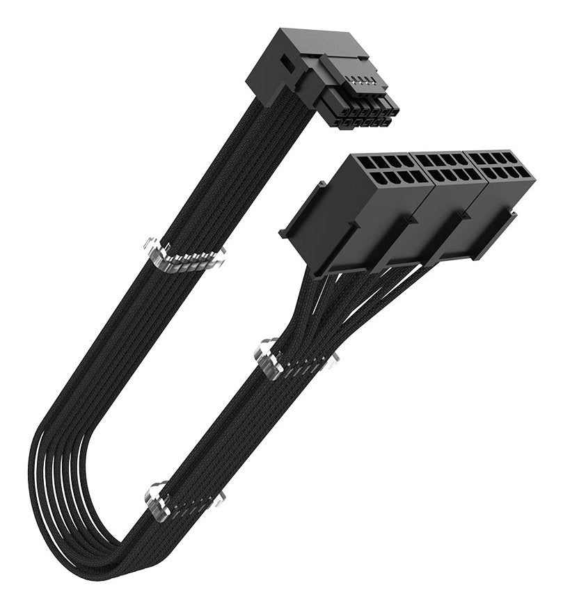 Akasa Cable G-Nexus Px24 Ak-Cbpw31-30bk 12+4-Polig (Ra)(M) Auf 3x8-Polig (Ra)(W) 30cm
