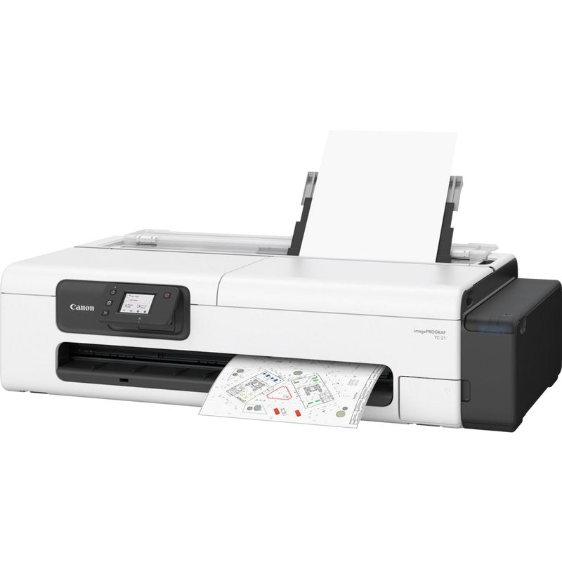 Plotter Canon Tc 21 Imageprograf A1 24 " 2400ppp Usb Red Wifi Diseño Cad Tinta Pigmentada 4 Colores