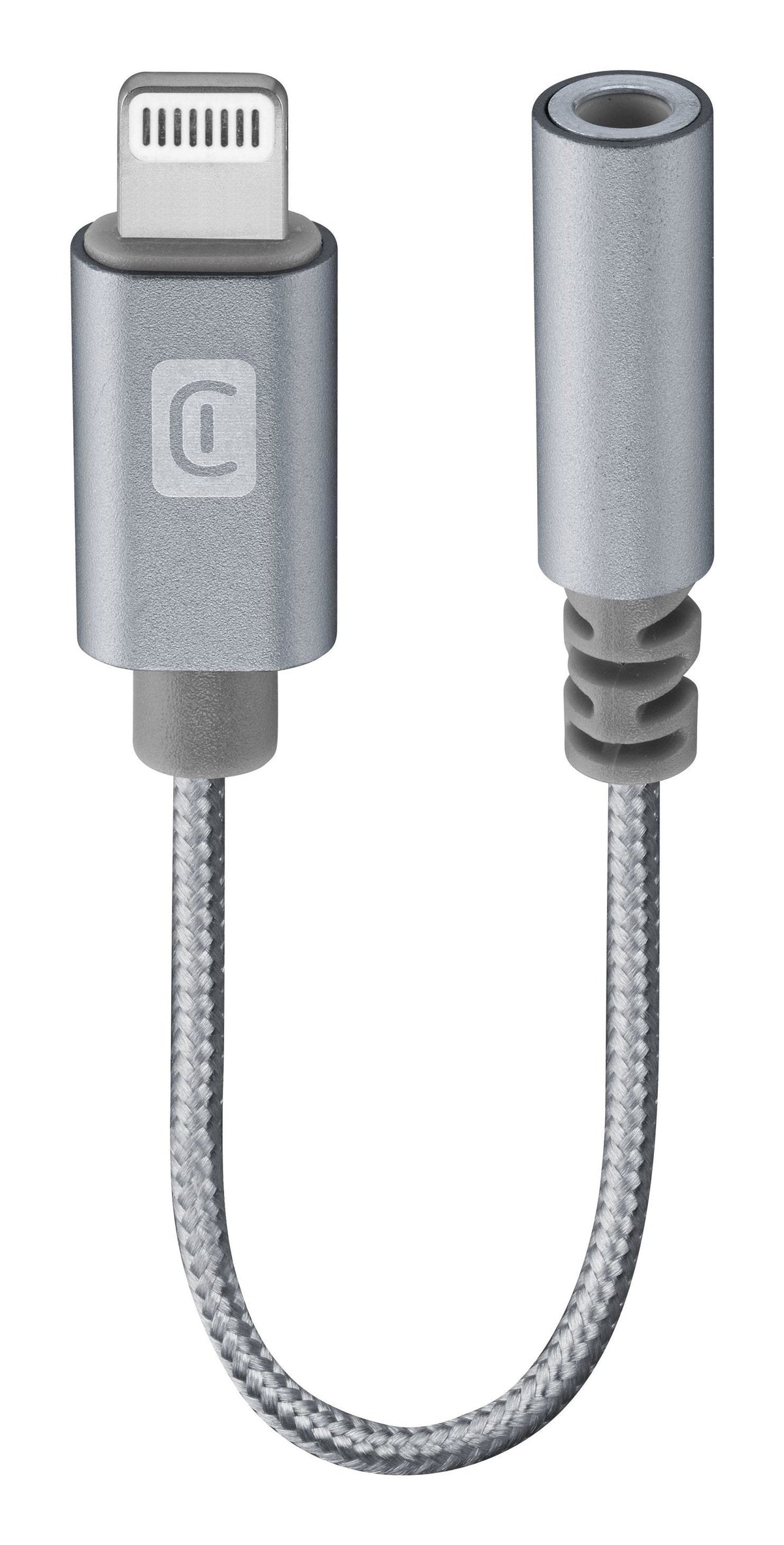 Adaptador Cellularline Music Enabler Conector Lightning A Jack 3.5 Mm Plata