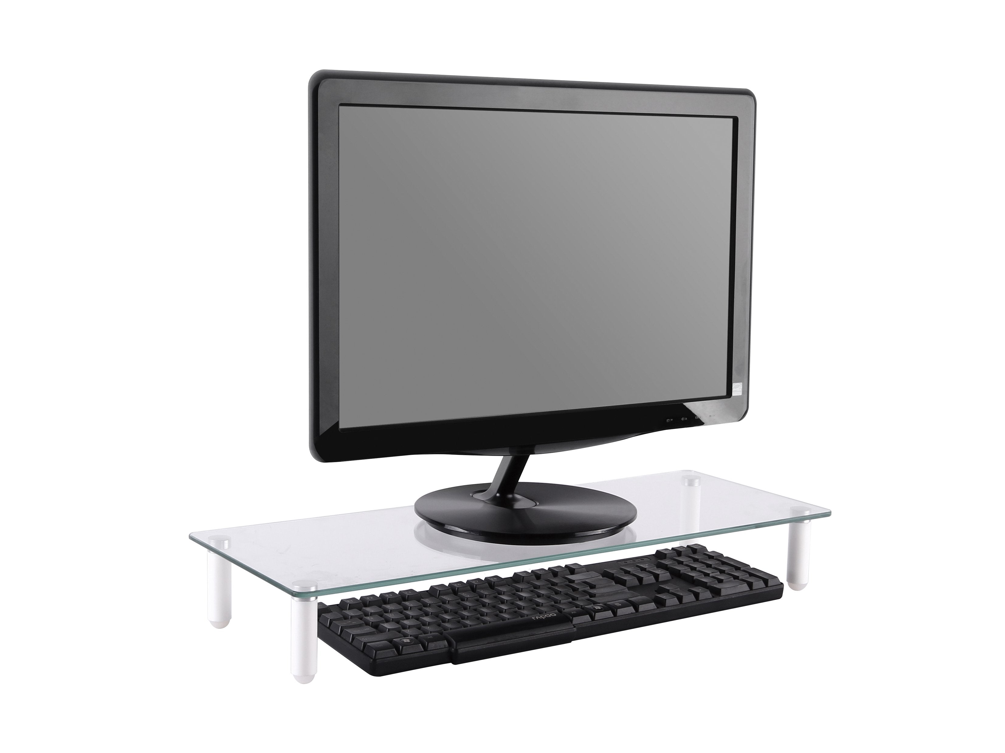 Stand De Sobremesa Para Pantalla Equip 650882 Cristal Templado Hasta 20kg