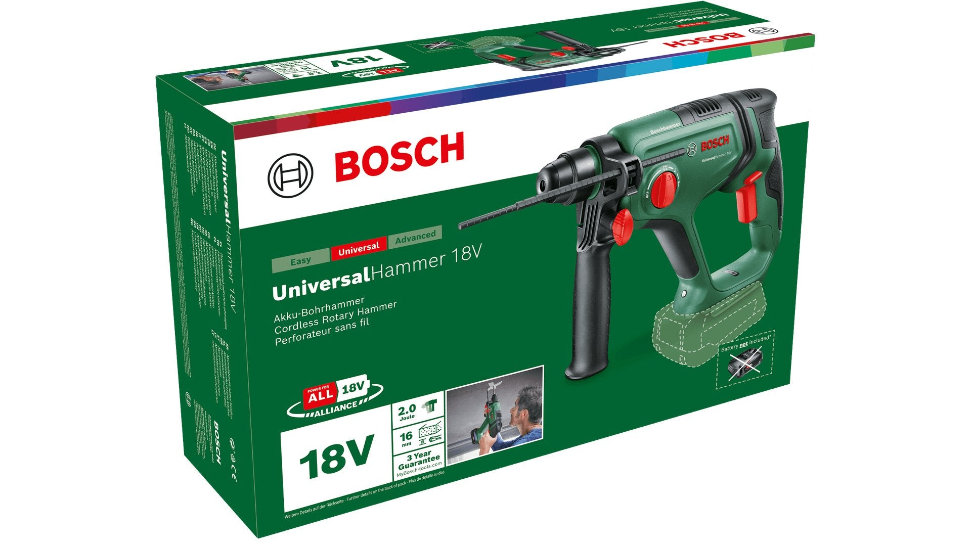 EAN 4053423229141 - Bosch UniversalHammer 18V SDS Plus imagen 4
