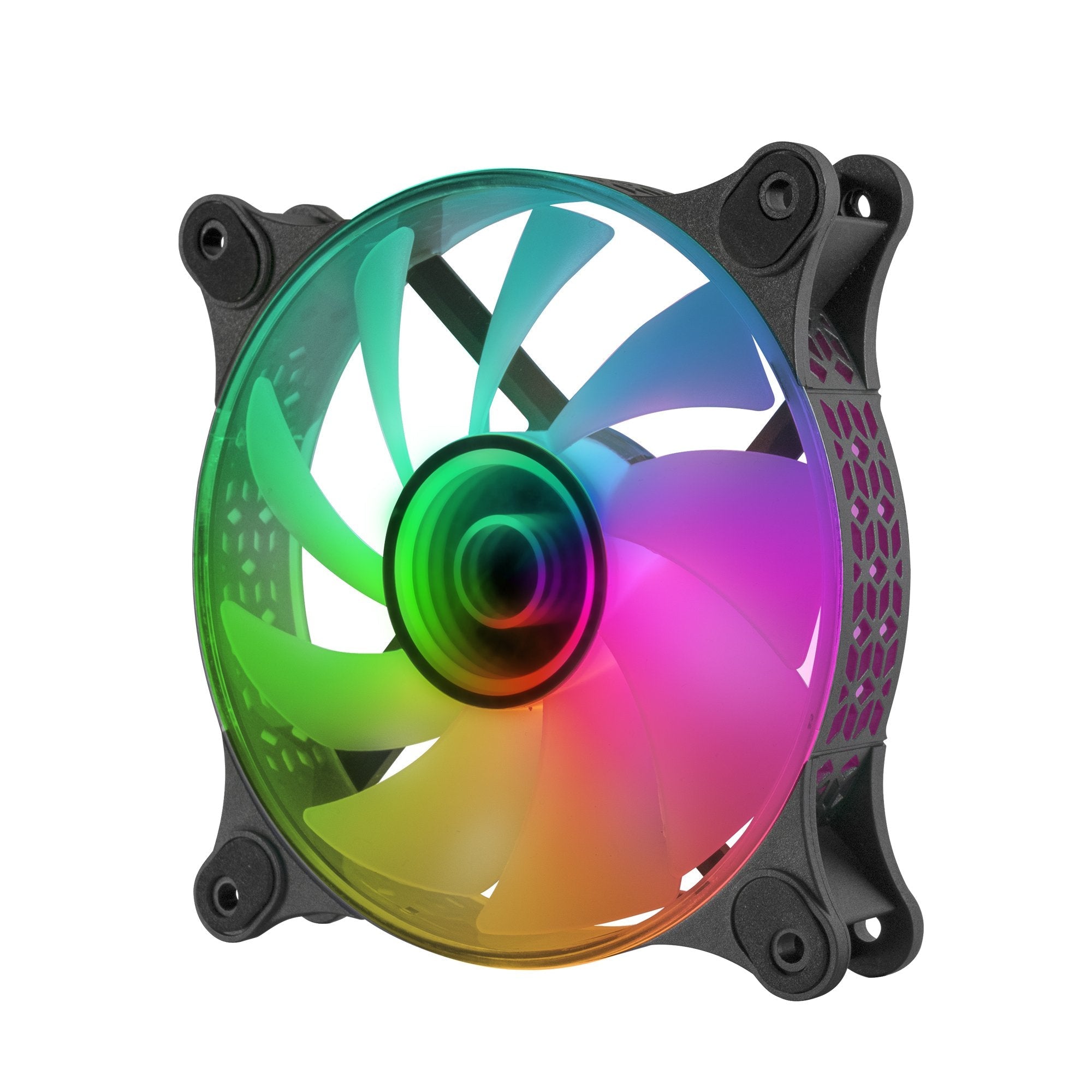 Ventilador Mars Gaming Mf-3d 12cm Argb Negro
