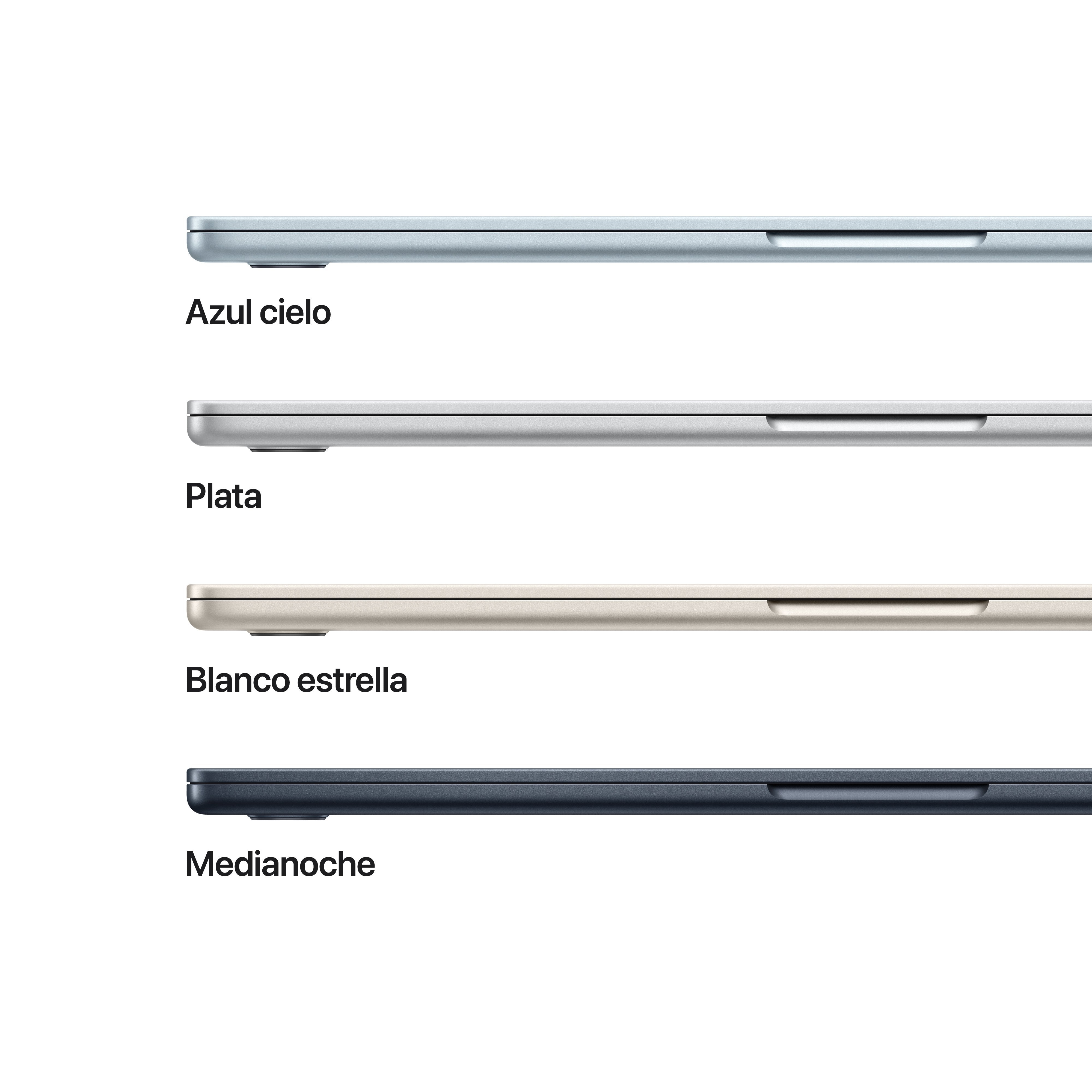 EAN 0195949894282 - Apple MacBook Air Apple M M4 Portátil 38,9 cm (15.3") 24 GB 512 GB SSD Wi-Fi 6E (802.11ax) macOS Sequoia  imagen 3