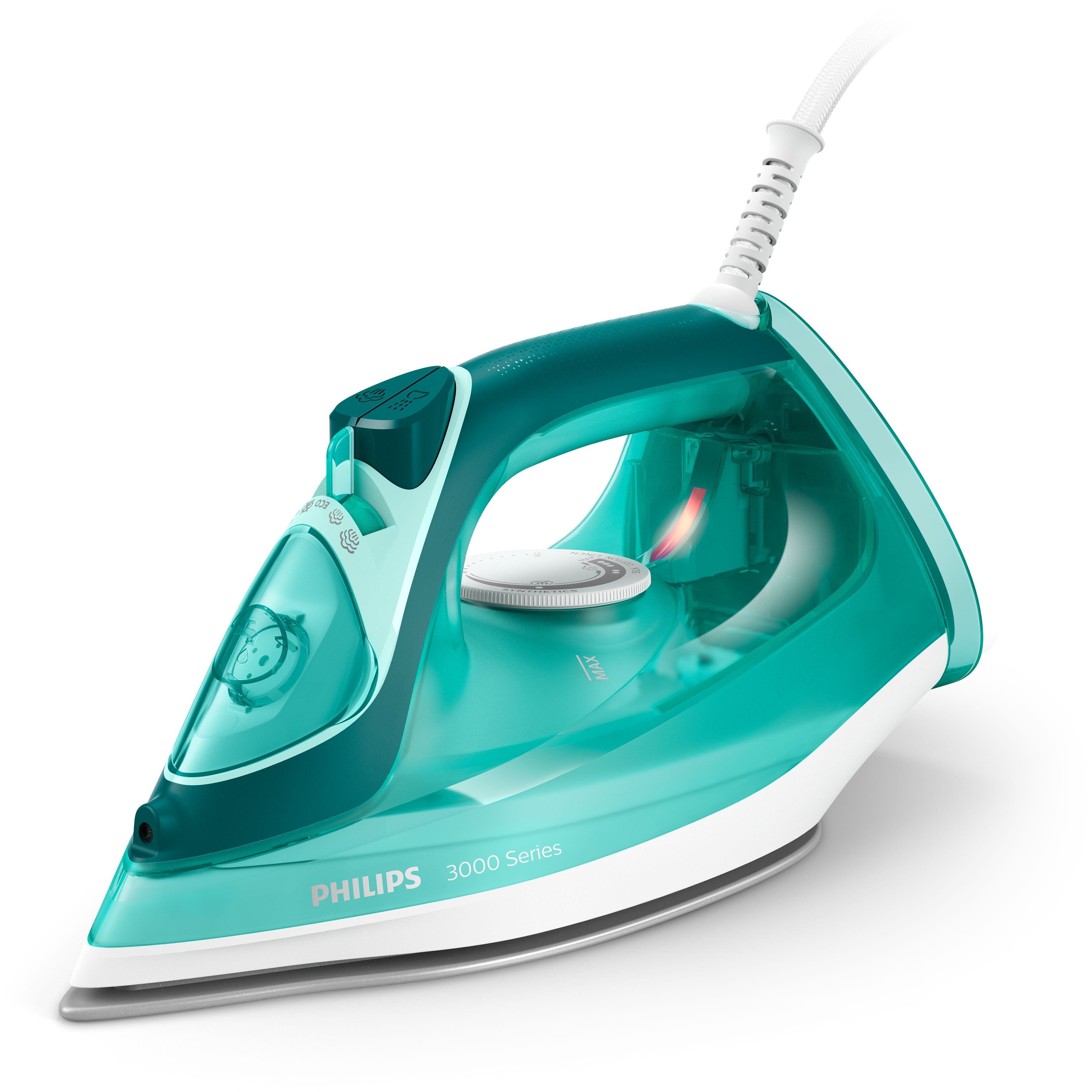 EAN 8720389003059 - Philips 3000 series DST3030/70 plancha Plancha a vapor Suela de cerámica 2400 W Turquesa imagen 2