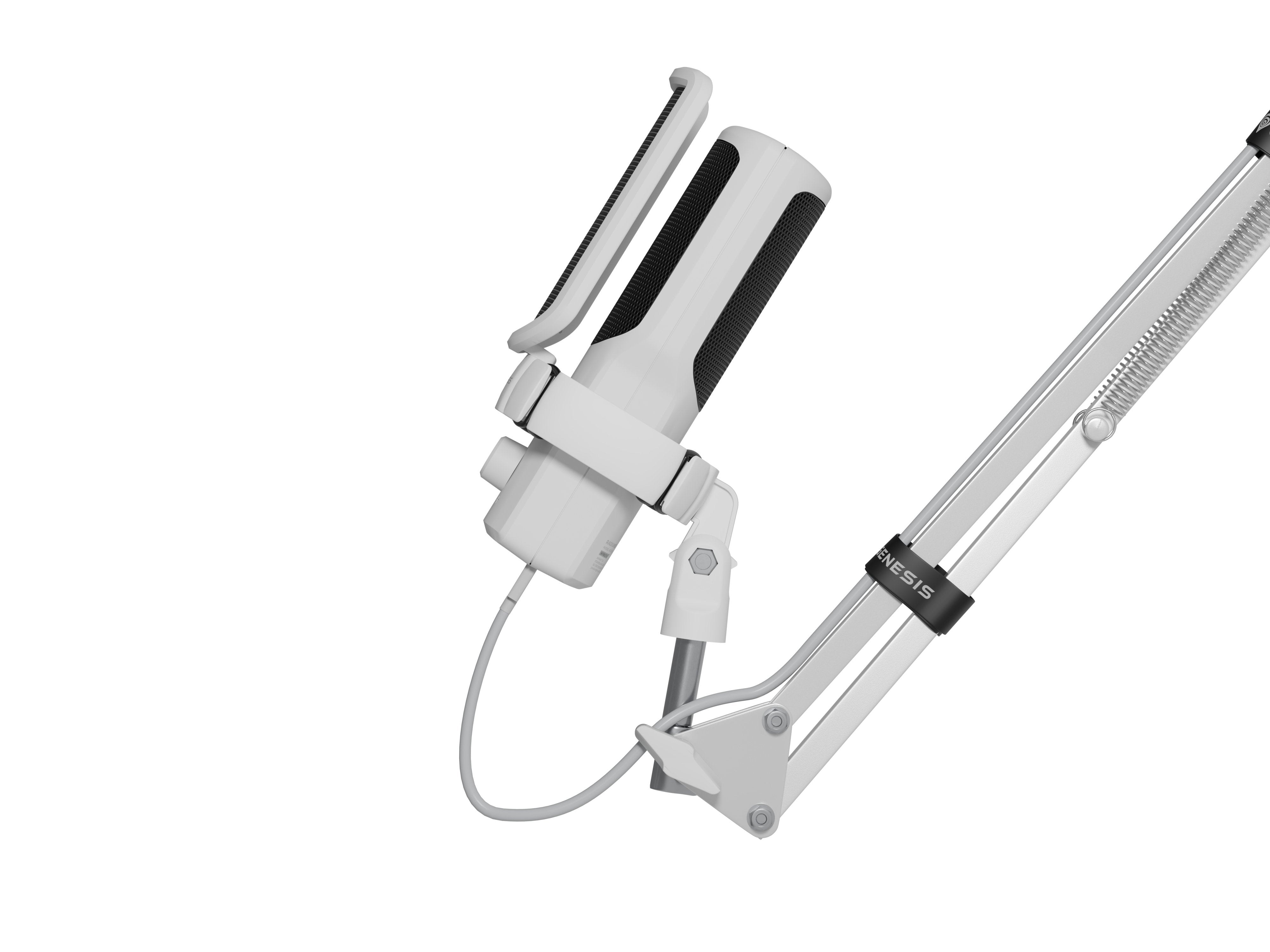 Micrófono Natec Genesis Radium 251 Usb Arm White
