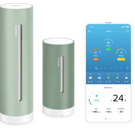 Netatmo Smarte Wetterstation Original 2. Gen, Mint