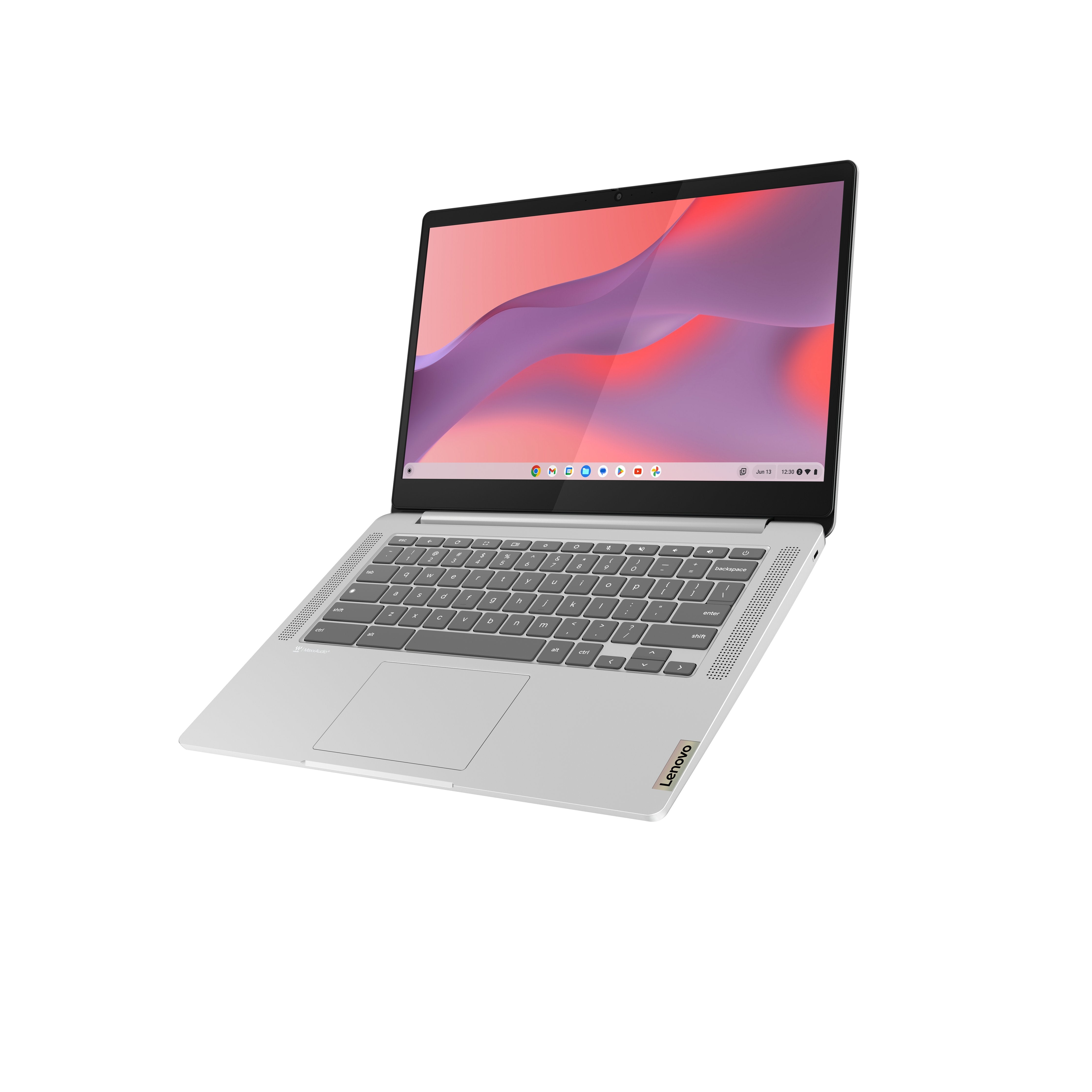 Lenovo Ideapad Slim 3 14m868 Chromebook 35,6 Cm (14") Full Hd Mediatek 8 Gb Lpddr4x-Sdram 128 Gb Emmc Wi-Fi 6 (802.11ax) Chromeos Gris