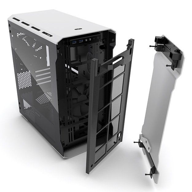 Phanteks Enthoo Evolv Micro-Atx Tempered Glass Plata