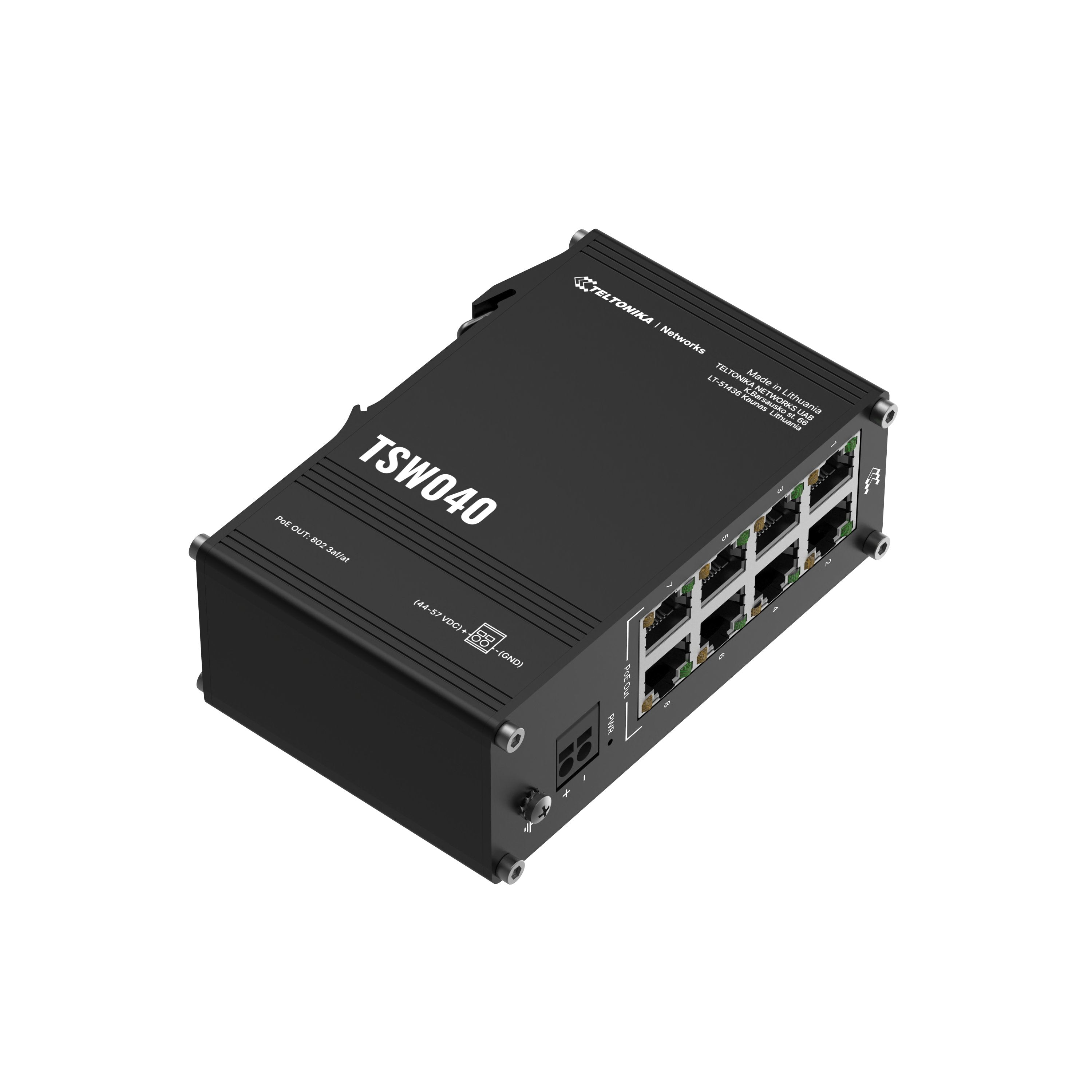 EAN 4779051841448 - Teltonika NETWORKS TSW040 8-Port PoE+ Switch No administrado Fast Ethernet (10/100) Energía sobre Etherne imagen 5