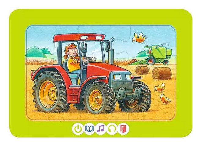 Ravensburger Tiptoi 3 Primeros Rompecabezas: Vehículos 4005556002276.0