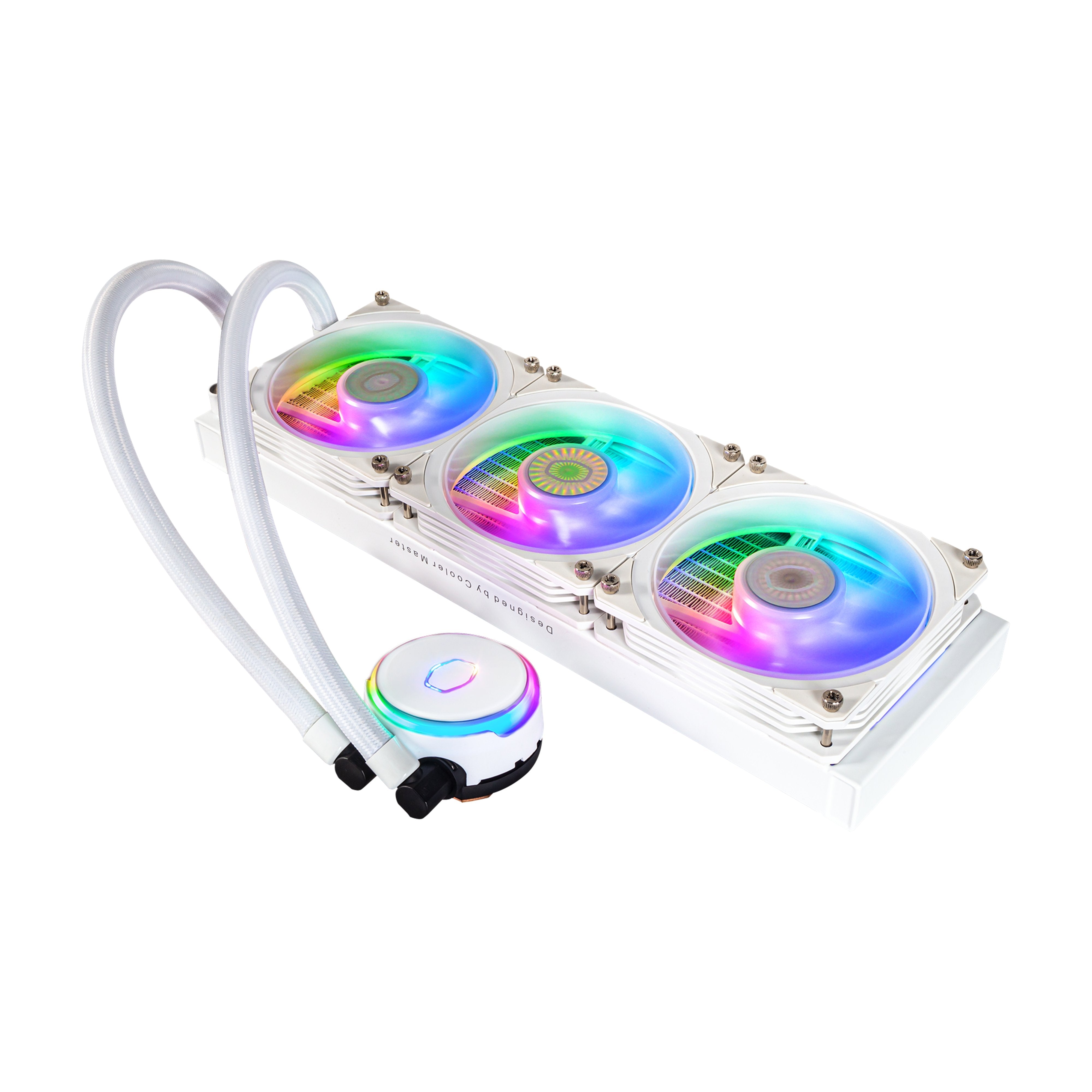 Refrigeración Líquida Cooler Master Masterliquid Pl360 Flux White Edition 360mm, Mly-D36m-A23pz-Rw