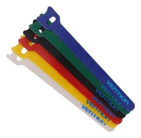 EAN 6922794738171 - Vention KAC00 presilla Twist cable tie Multicolor 6 pieza(s) imagen 1