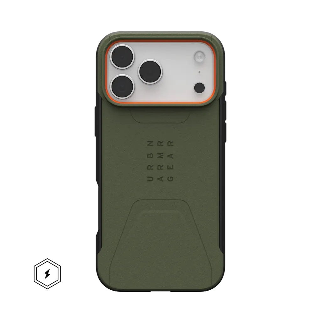 EAN 840283923098 - Urban Armor Gear Civilian funda para teléfono móvil 17,5 cm (6.9") Oliva, Naranja imagen 2