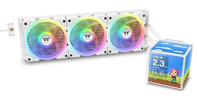 Refrigerador Liquido Cpu Thermaltake Minecube 360 Ultra Argb (Blanco) Cl-W482-Pl12sw-A