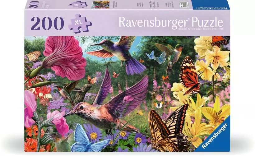 Ravensburger Se Siente Bien Y Rompecabezas - Kolibris Y Mariposas 200 Partes 12001369