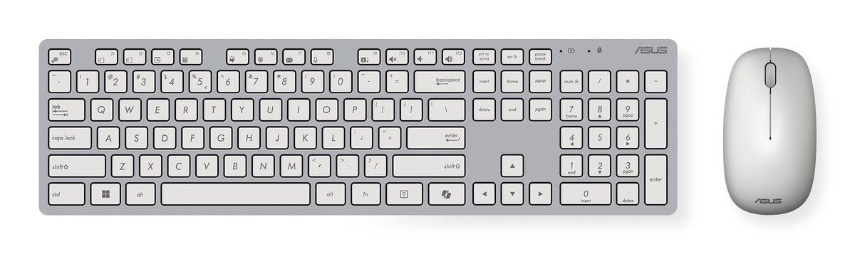 EAN 4711081636281 - ASUS W5000 teclado Ratón incluido Oficina RF inalámbrico QWERTY Español Blanco imagen 1