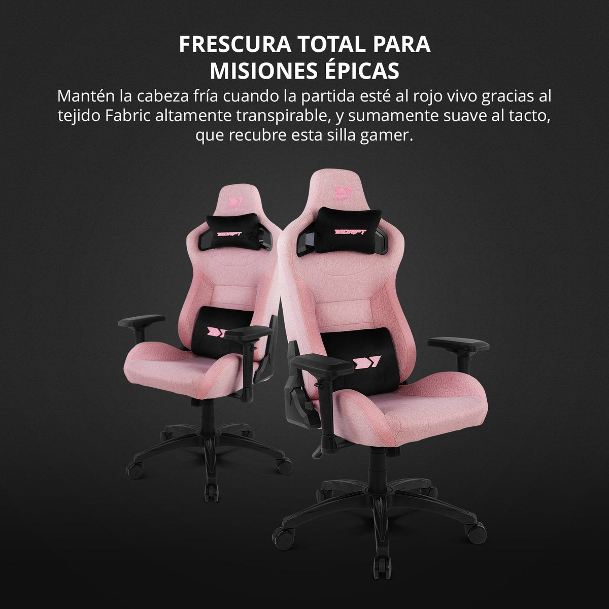 Silla Gaming Drift Dr220 Rosa