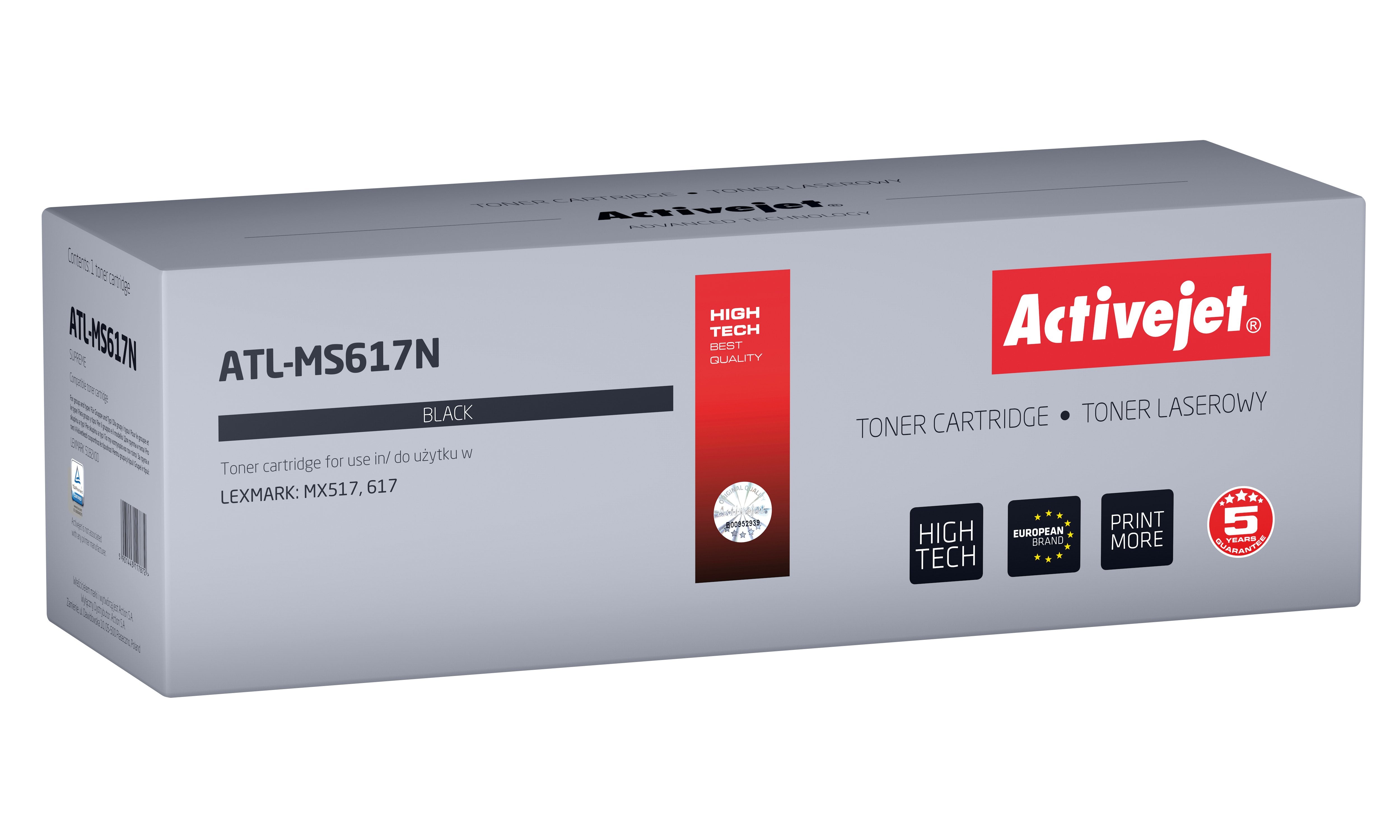 EAN 5901443117872 - Activejet ATL-MS617N cartucho de tóner 1 pieza(s) Compatible imagen 1
