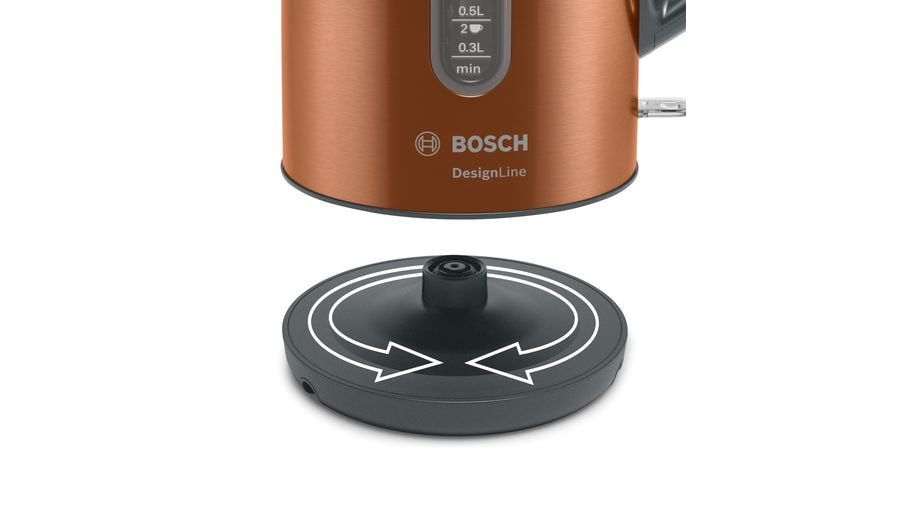 EAN 4242005188284 - Bosch TWK4P439 tetera eléctrica 1,7 L 2400 W Negro, Oro imagen 8