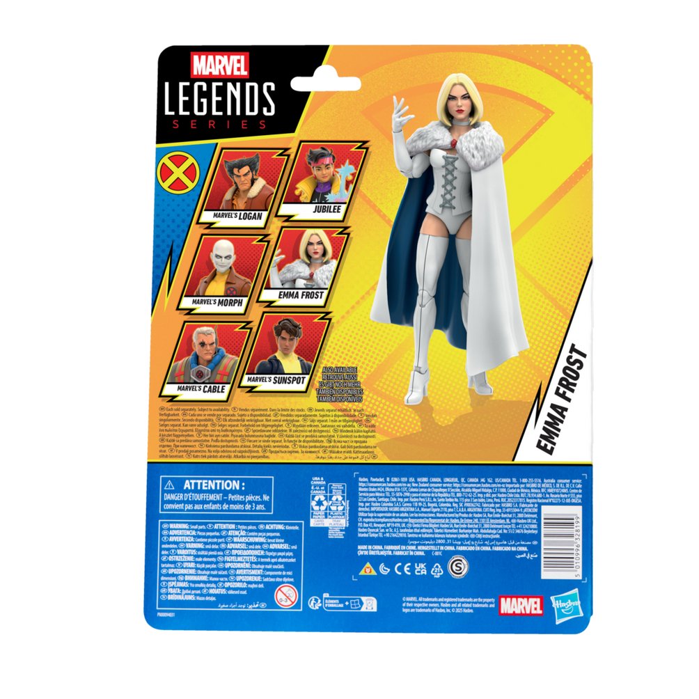Figura Emma Frost X-Men '97 Marvel Legends Series 15cm