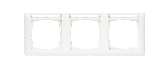 Gira 109303 Rahmen 3f Bsf Reinweiss Standard 55 Waagerecht