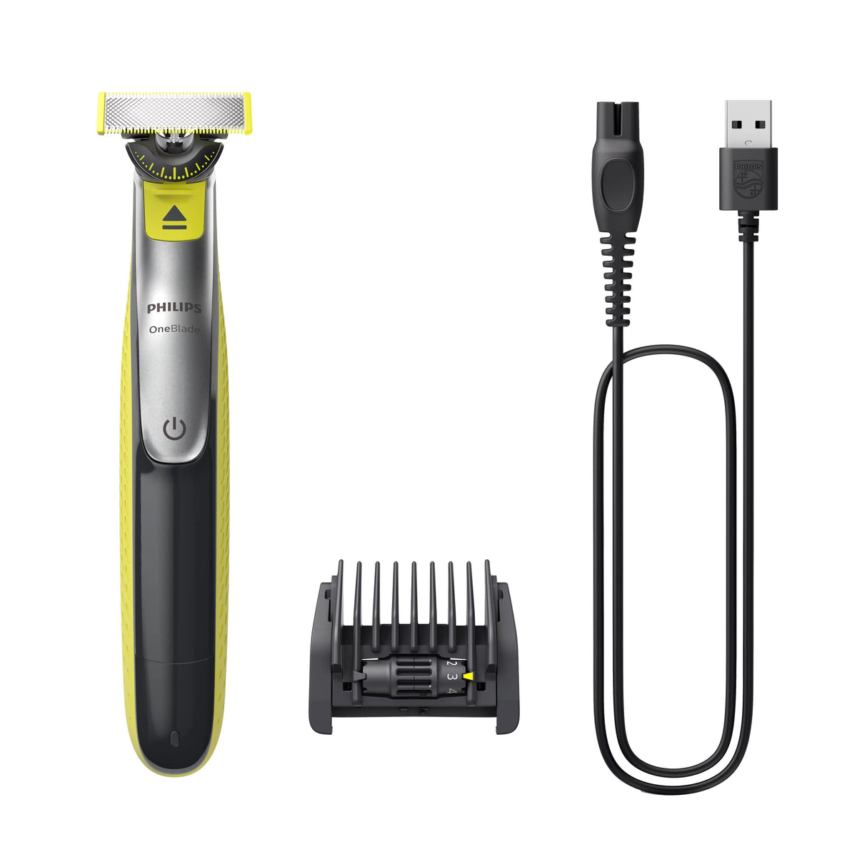 Philips Qp2734 20 Afeitadora Recortadora Oneblade 360, Rostro, Negro Verde
