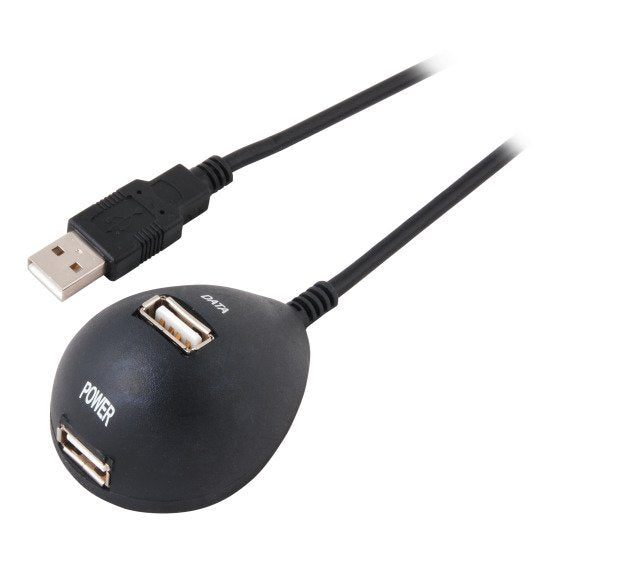 Cable Extensión  Efb Usb Ab, M-H., 1,5 M, Negro