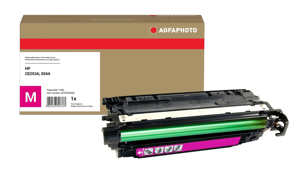 EAN 4250164827333 - AgfaPhoto APTHP253AE cartucho de tóner 1 pieza(s) Compatible Magenta imagen 1