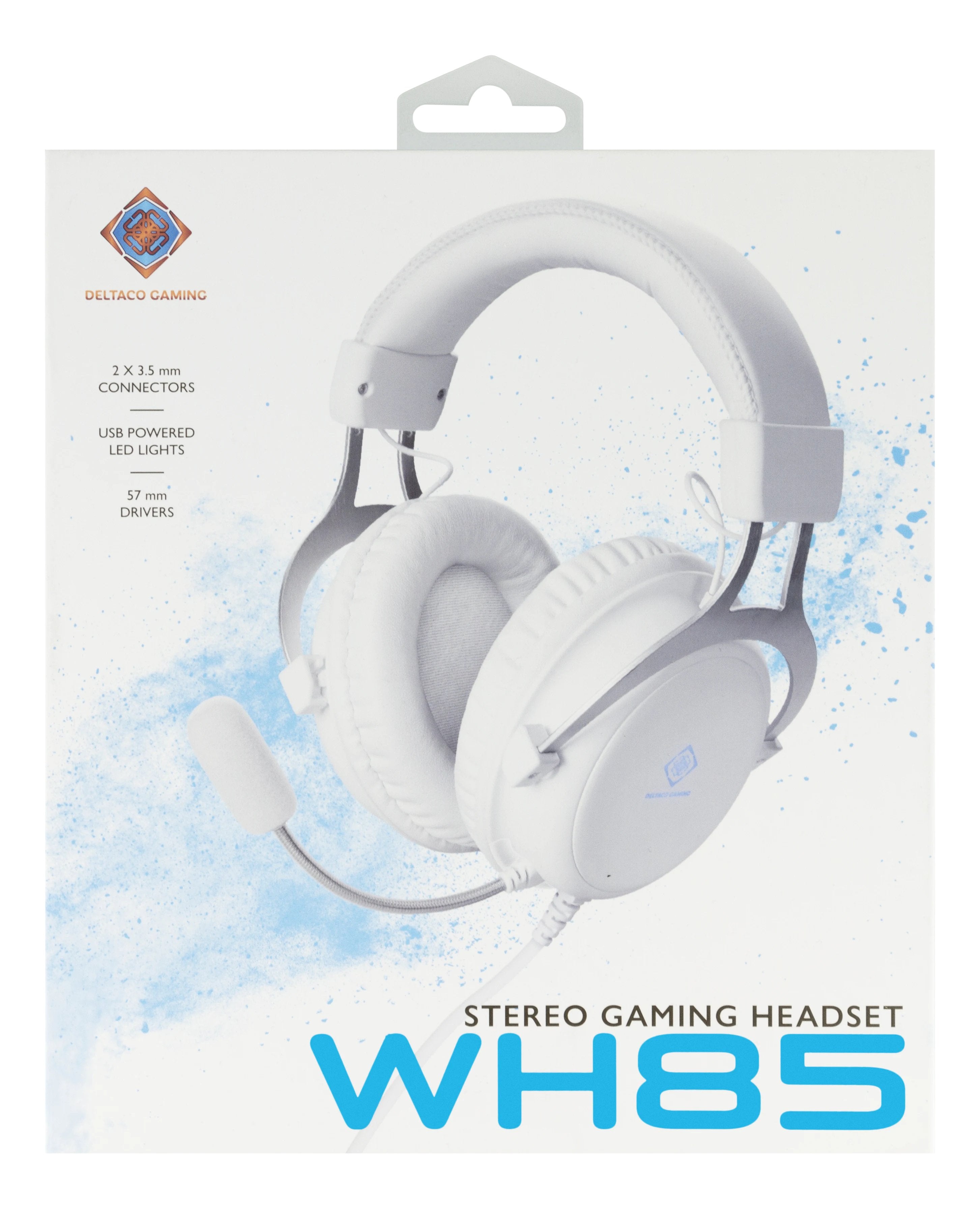 EAN 7333048047311 - Deltaco Gaming GAM-030-W auricular y casco Auriculares Alámbrico Diadema Juego USB tipo A Blanco imagen 7