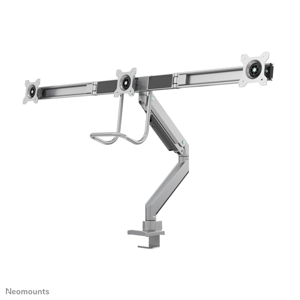 Soporte 3 Monitores Tis Neomounts 10-27" Silver  Max.15kg Nm-D775d