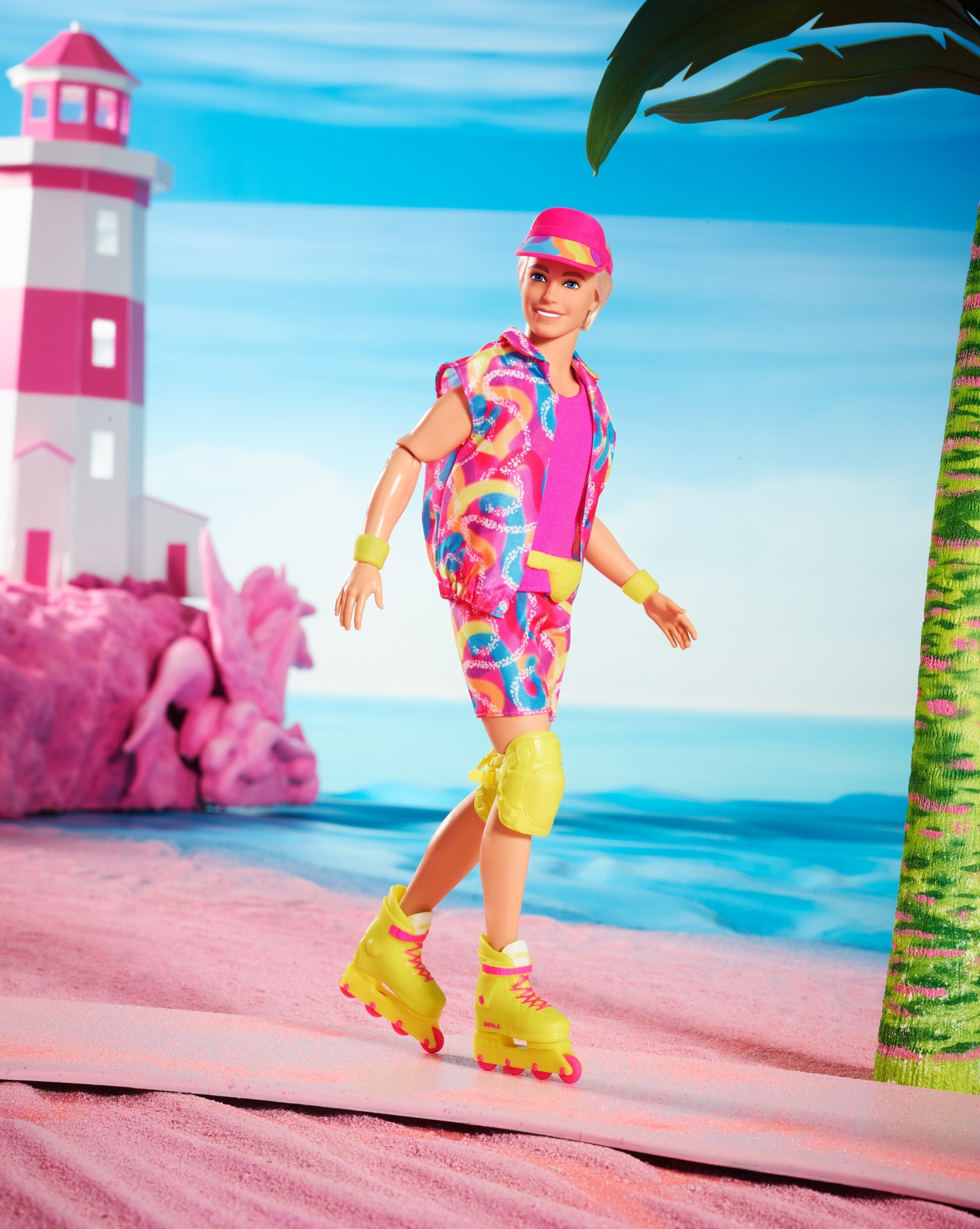 Barbie Muñeco Coleccionable Ken Con Traje De Patinaje En Línea Hrf28