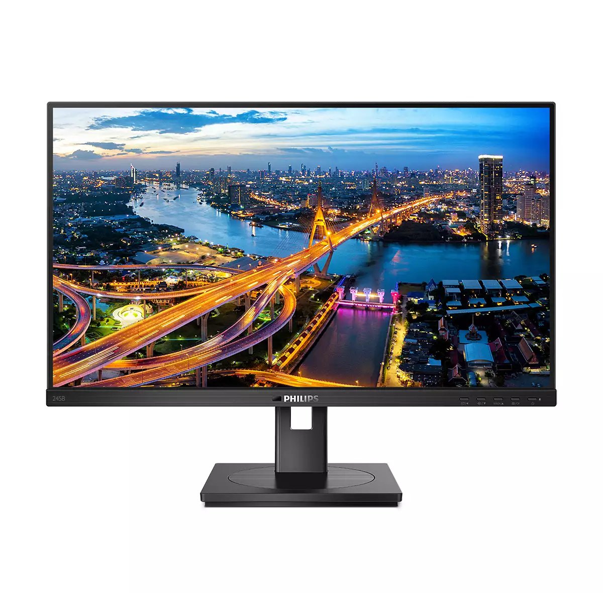 Monitor Philips B Line 245b1/00 Led  23.8" 2560 X 1440 Pixeles Quad Hd Negro