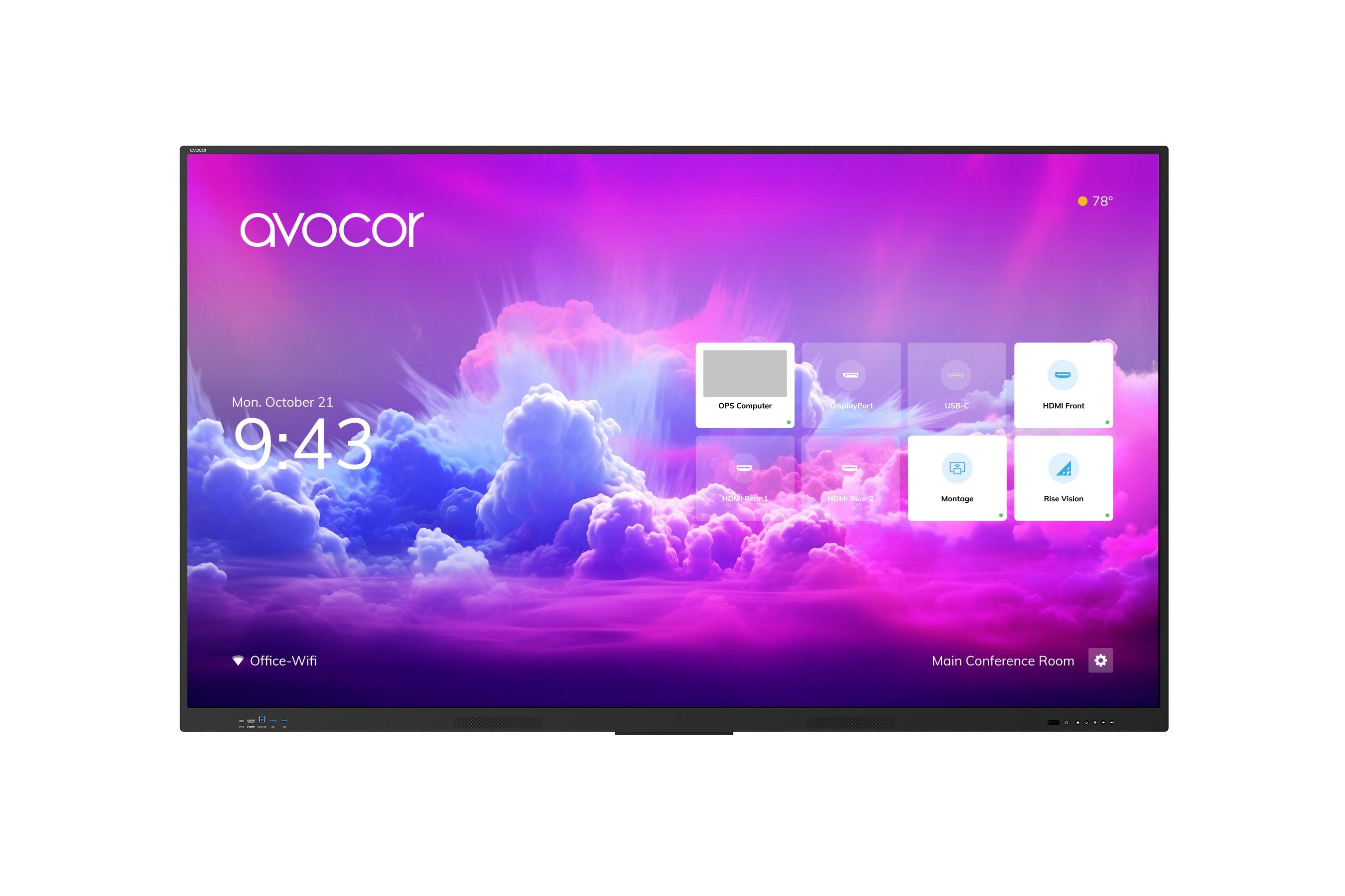 EAN 858323007004 - Avocor AVE-6550 pizarra blanca interactiva imagen 1