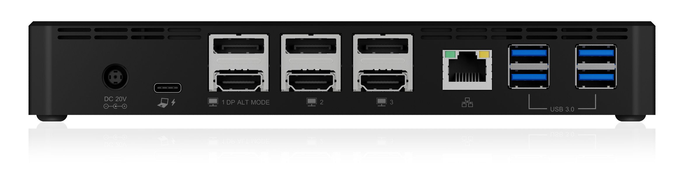 Icy Box Dockingstation 100w 4k Hdmi/Dp/Dl/Rj45/Usb Type-C & A