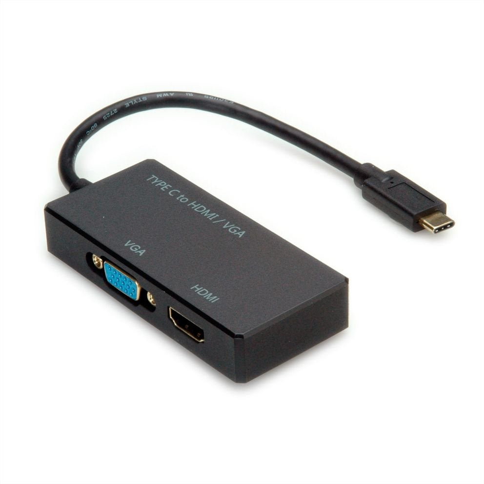 Value Display Adapter Usb Typ C - Vga   Hdmi