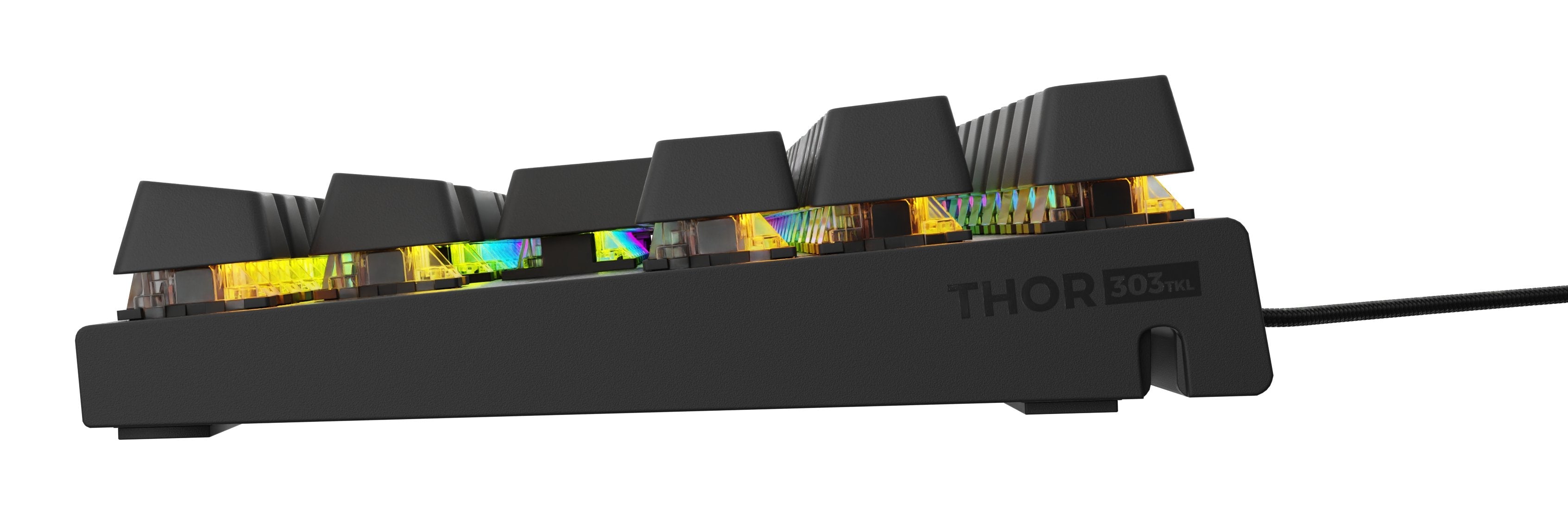 Genesis Thor 303 Tkl Rgb Mechanical Gaming Keyboard, Outemu Brown Switch, Us Layout, Wired, Black
