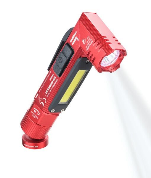EAN 4024023202438 - TROIKA ECO KNICKLICHT Rojo Linterna de mano + Linterna frontal COB LED imagen 2