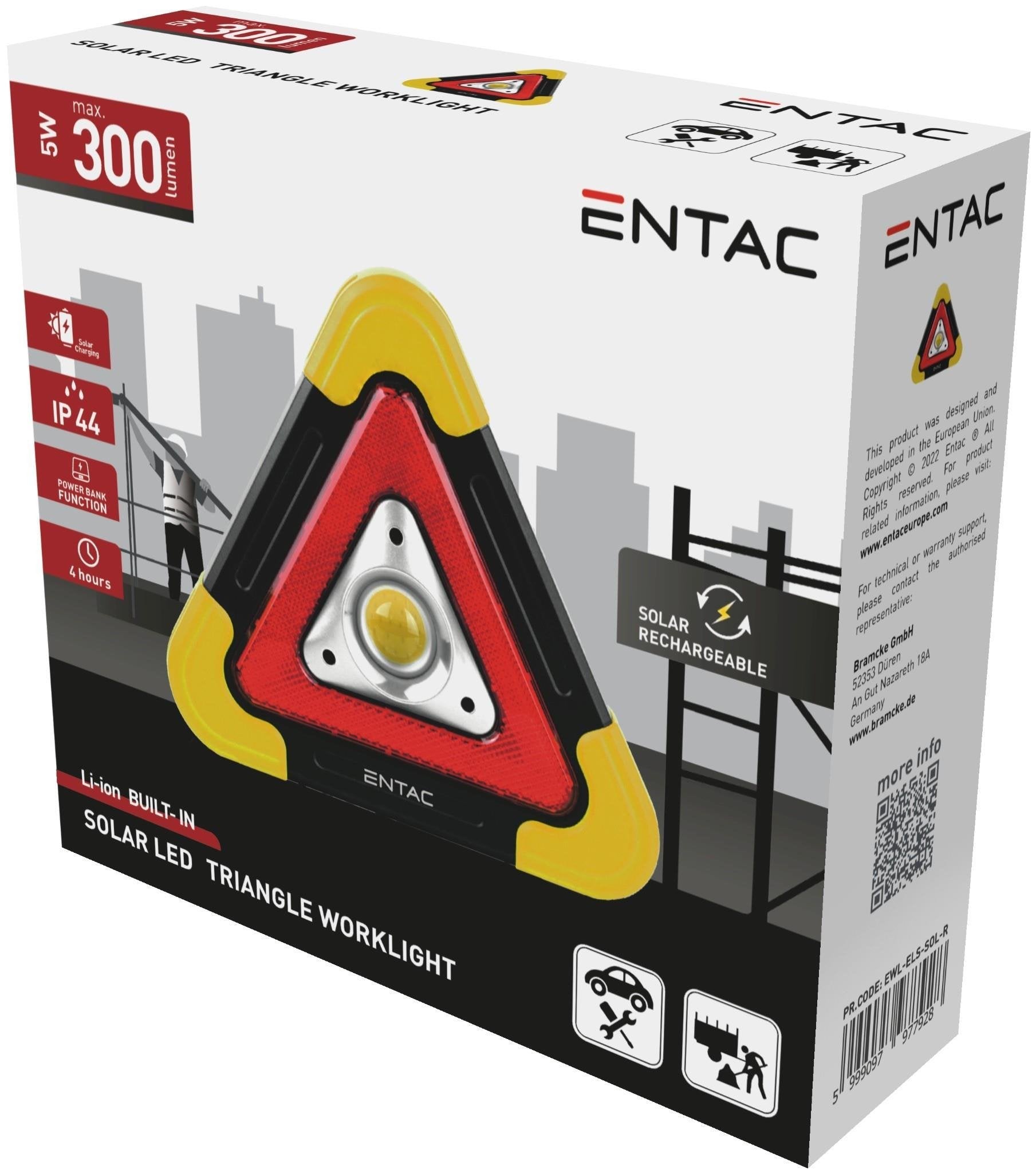Entac Warnleuchte Solarfunktion